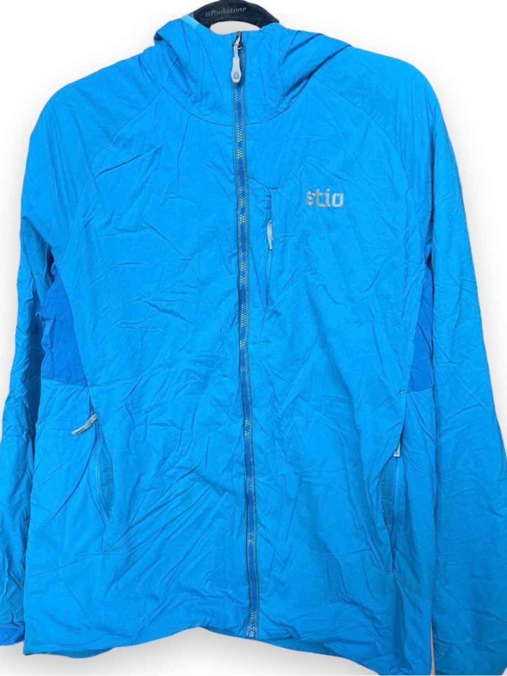 Stio Women's Bright Blue Hooded Packable Jacket